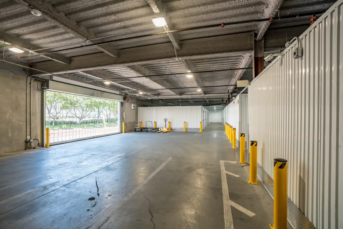 Interior of U-Stor-It self storage facility.