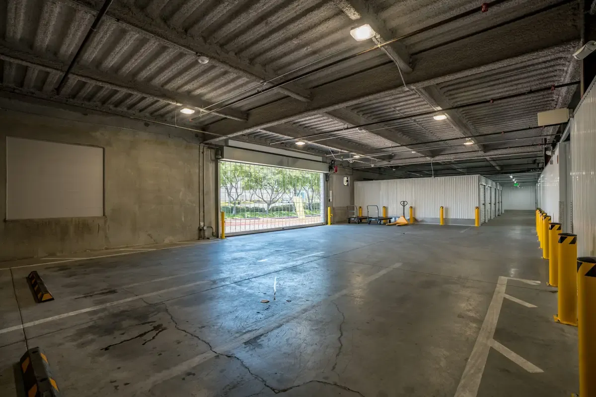 Interior of U-Stor-It self storage facility.
