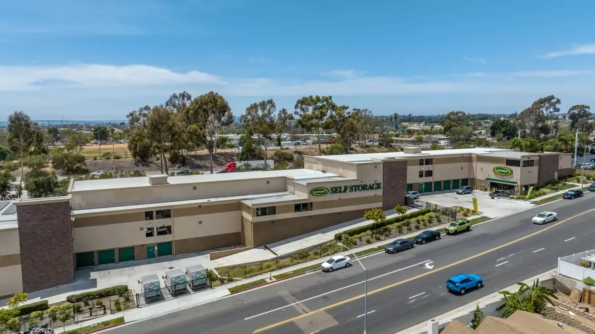 Exterior of U-Stor-It self storage facility.