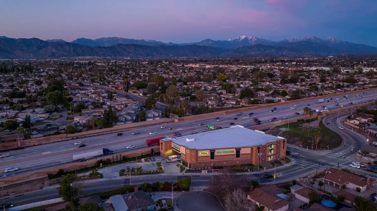 Skyview of U-Stor-It self storage facility.